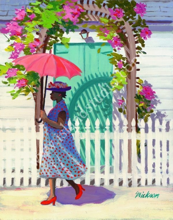 76 Arbor Painting Of Caribbean Woman Shari Erickson