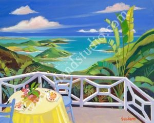 358 Brunch Seascape Painting By Tropical Artist Shari Erickson