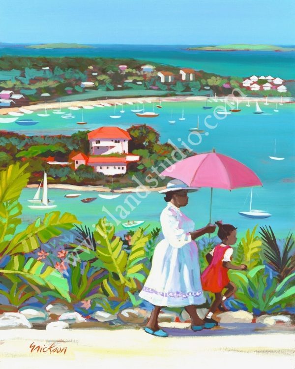 32 Cruz Bay Coastal Painting By Shari Erickson