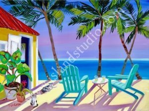 504 Freetime Caribbean Landscape By Shari Erickson