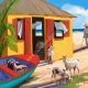 591 Goat Beach Caribbean Oil Painting By Shari Erickson