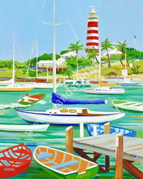 313 Hopetown Seascape Painting By Shari Erickson