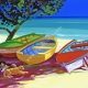 385 Lazy Beach Caribbean Oil Painting By Shari Erickson